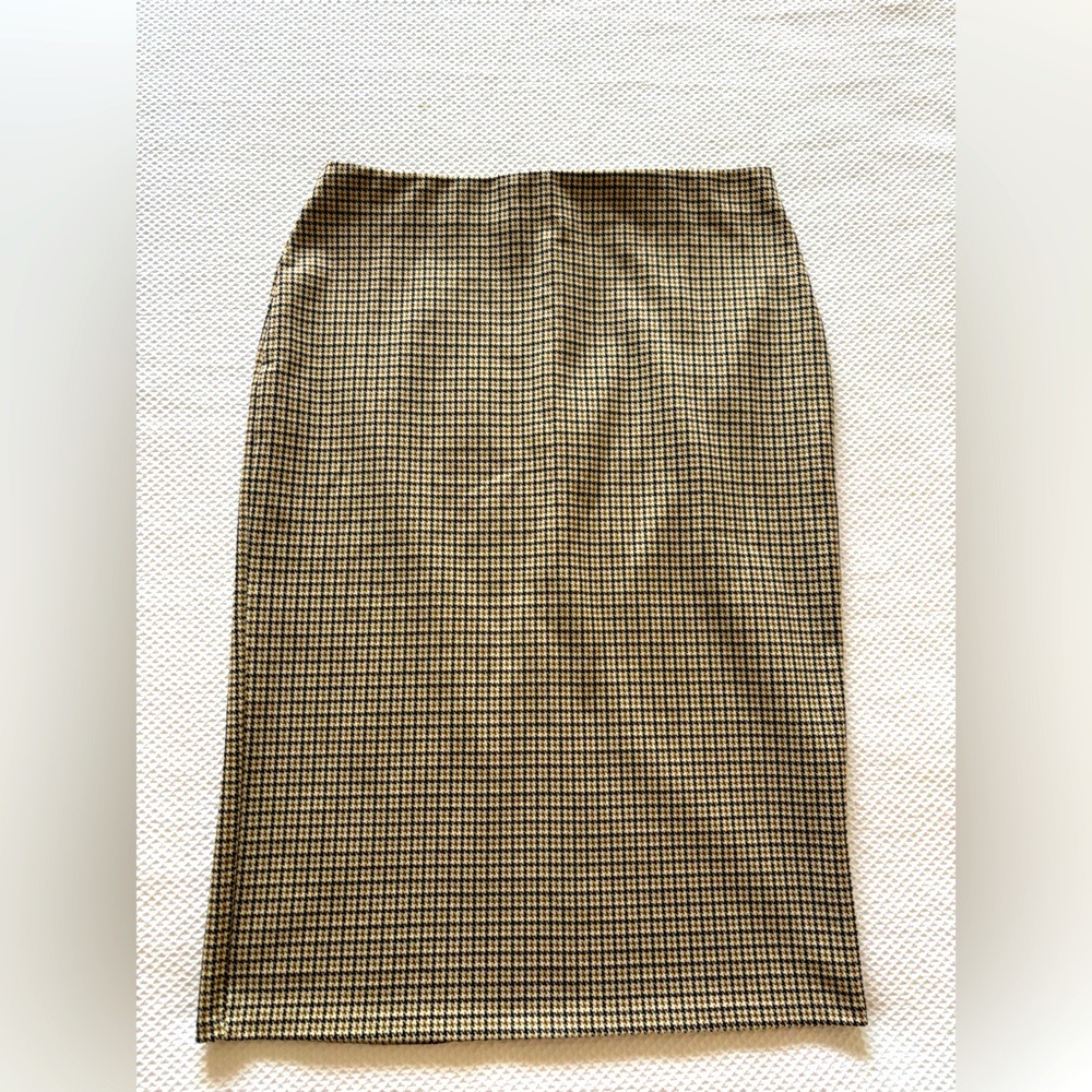 Zara Plaid Pencil Skirt
